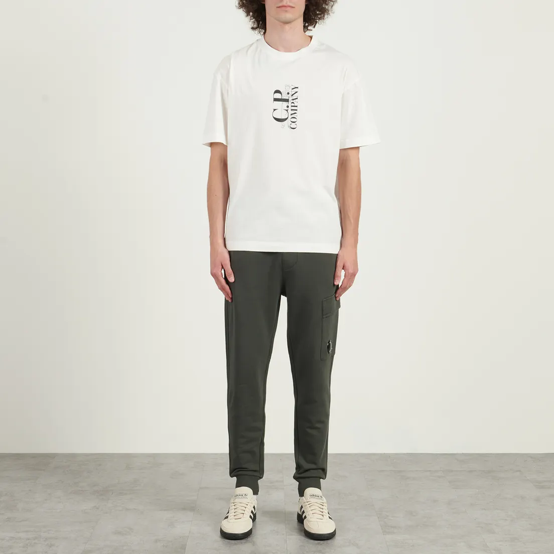 C.P. Company Мужские брюки Diagonal Raised Fleece Lens Regular Fit