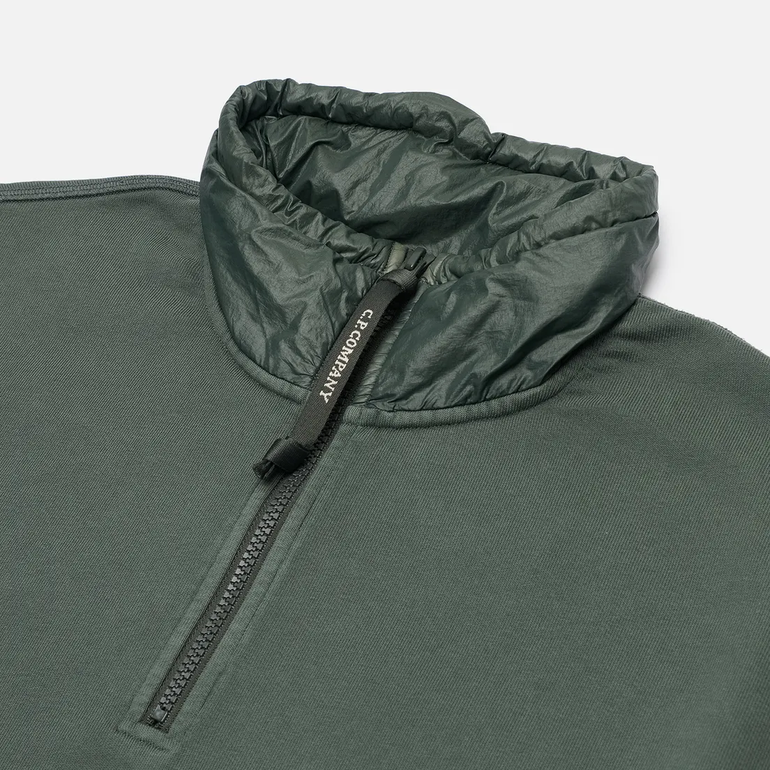 C.P. Company Мужская толстовка Diagonal Raised Fleece Mixed Half Zip