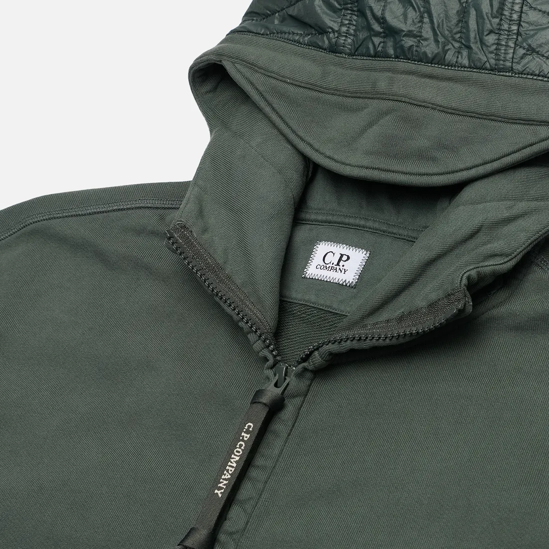 C.P. Company Мужская толстовка Diagonal Raised Mixed Zip Hoodie