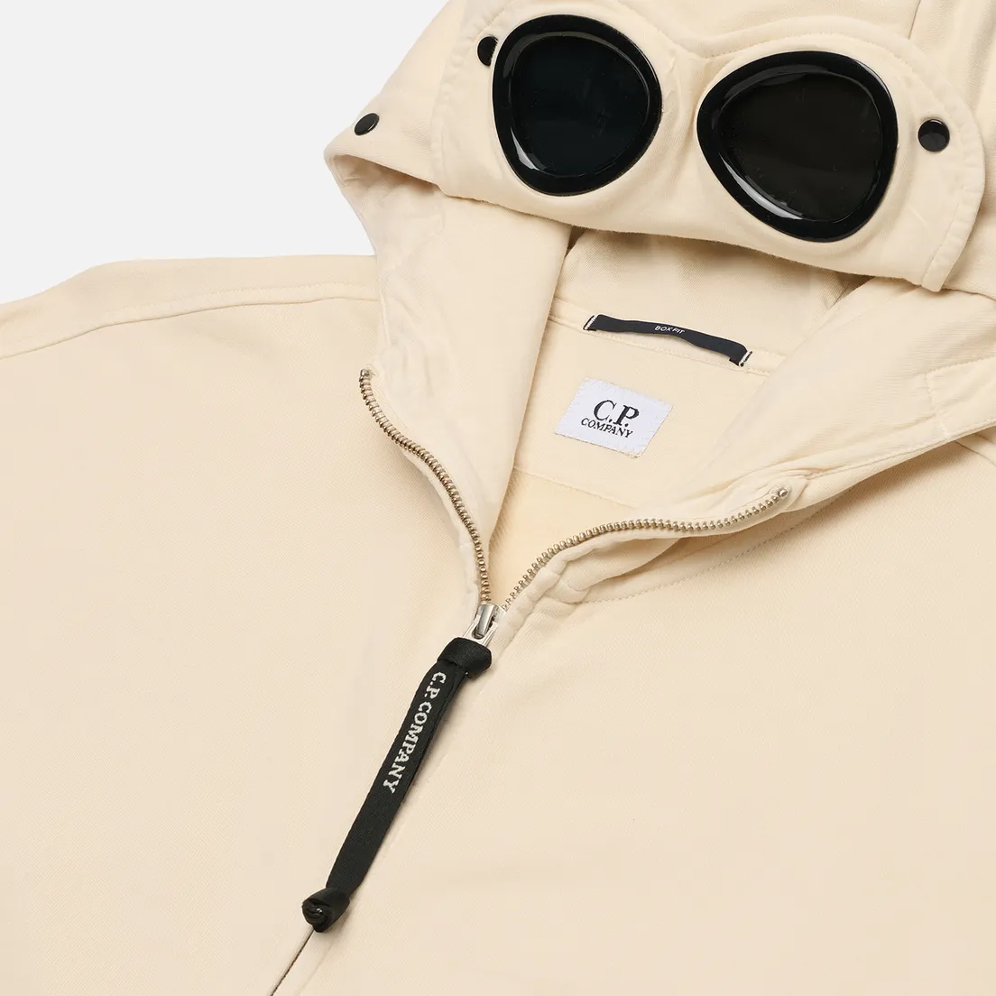 C.P. Company Мужская толстовка Brushed And Emerized Diagonal Fleece Boxy Goggle