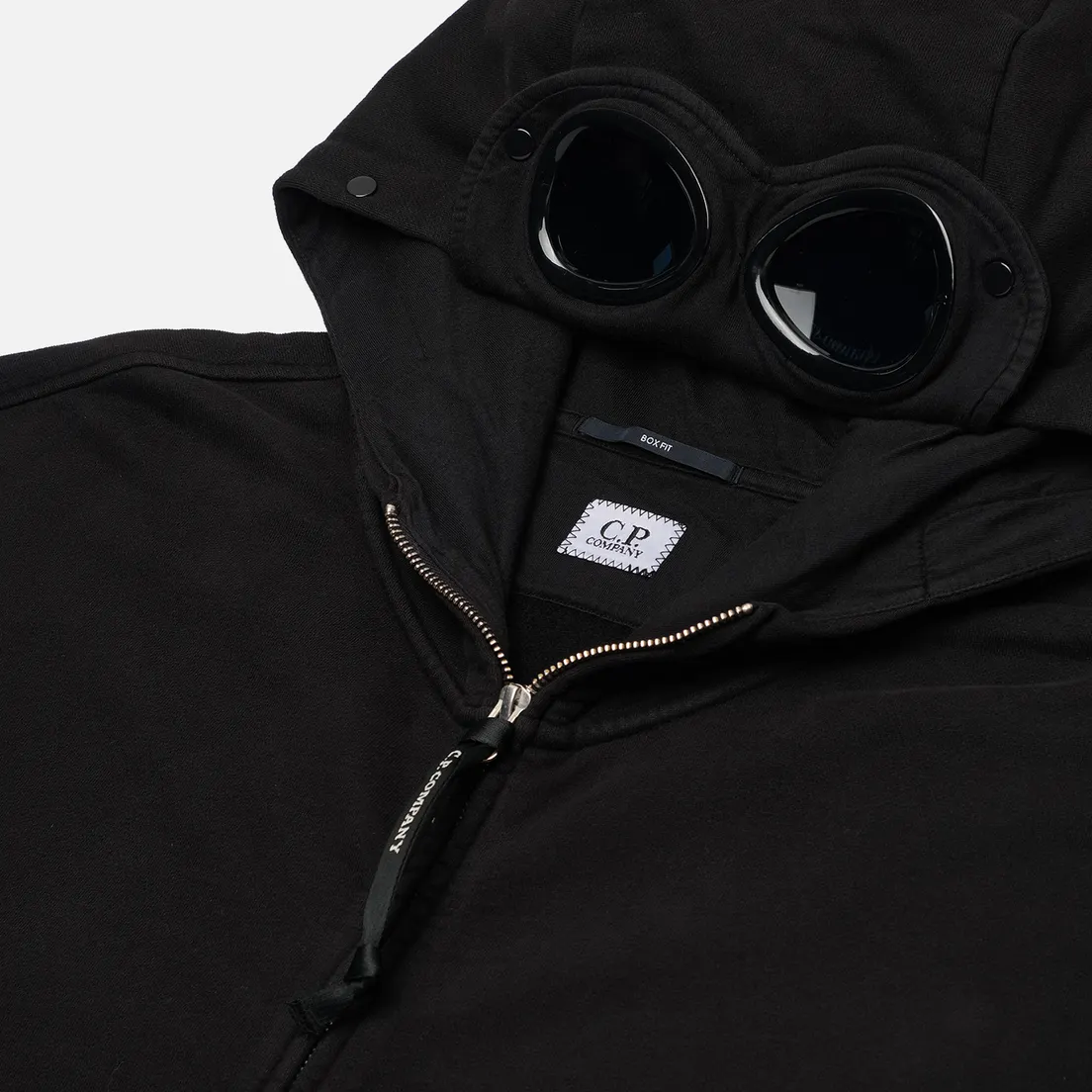 C.P. Company Мужская толстовка Brushed And Emerized Diagonal Fleece Boxy Goggle