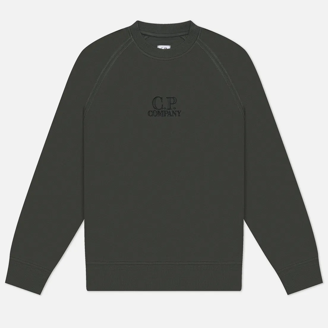 C.P. Company Мужская толстовка Diagonal Raised Fleece Crew Neck Logo