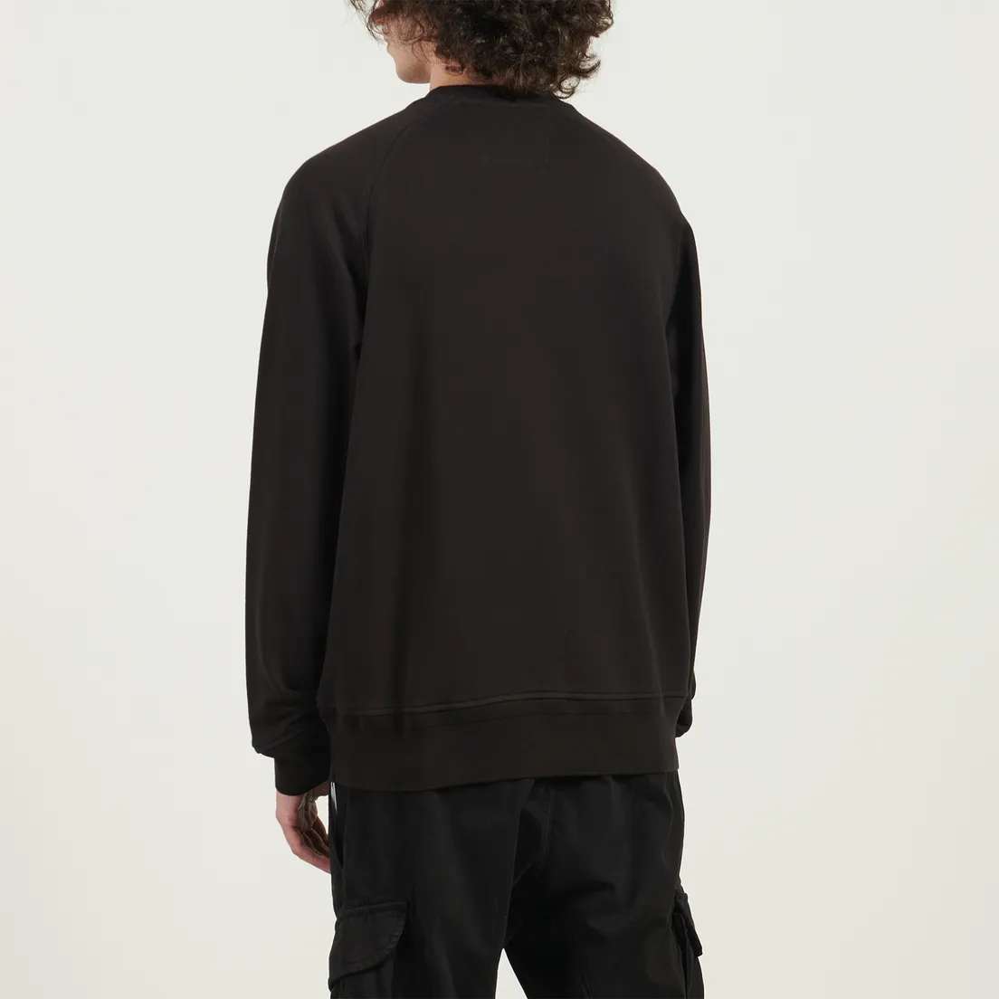 C.P. Company Мужская толстовка Diagonal Raised Fleece Crew Neck Logo