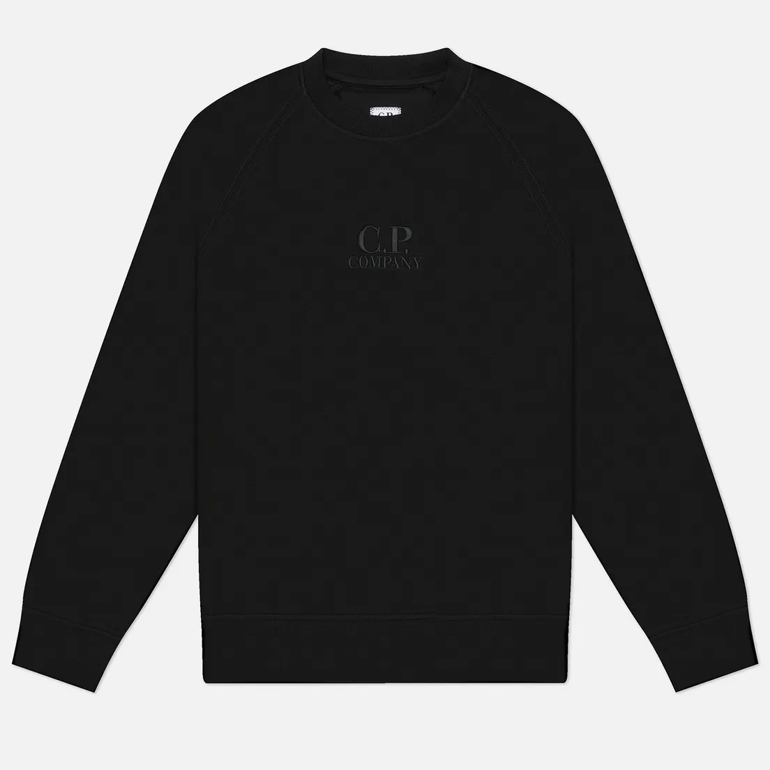 C.P. Company Мужская толстовка Diagonal Raised Fleece Crew Neck Logo
