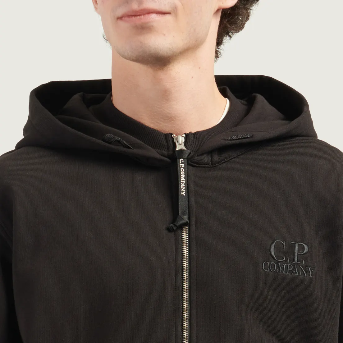 C.P. Company Мужская толстовка Diagonal Raised Fleece Logo Hoodie