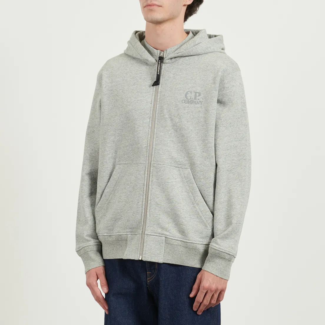 C.P. Company Мужская толстовка Diagonal Raised Fleece Logo Hoodie