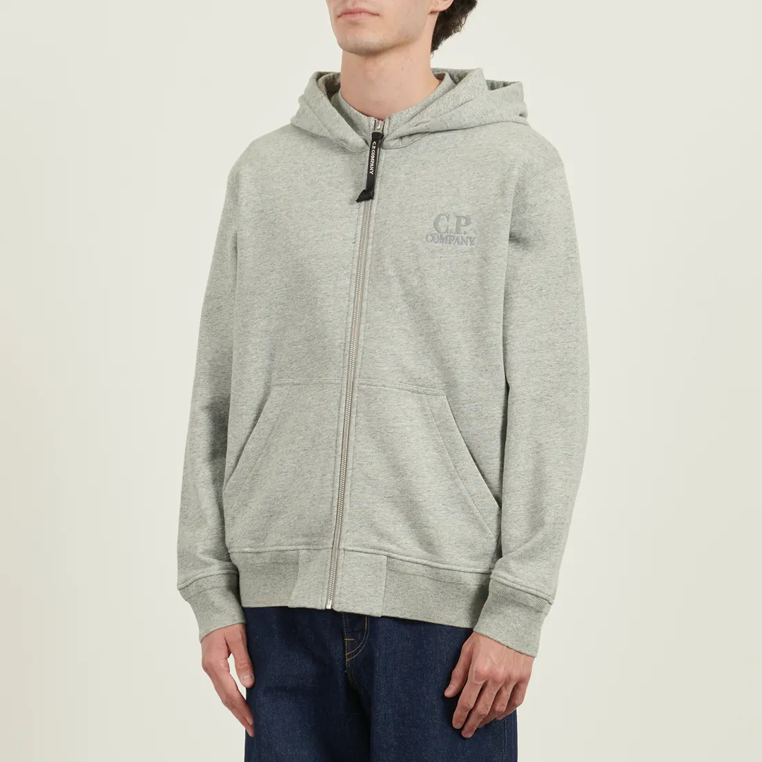 C.P. Company Мужская толстовка Diagonal Raised Fleece Logo Hoodie