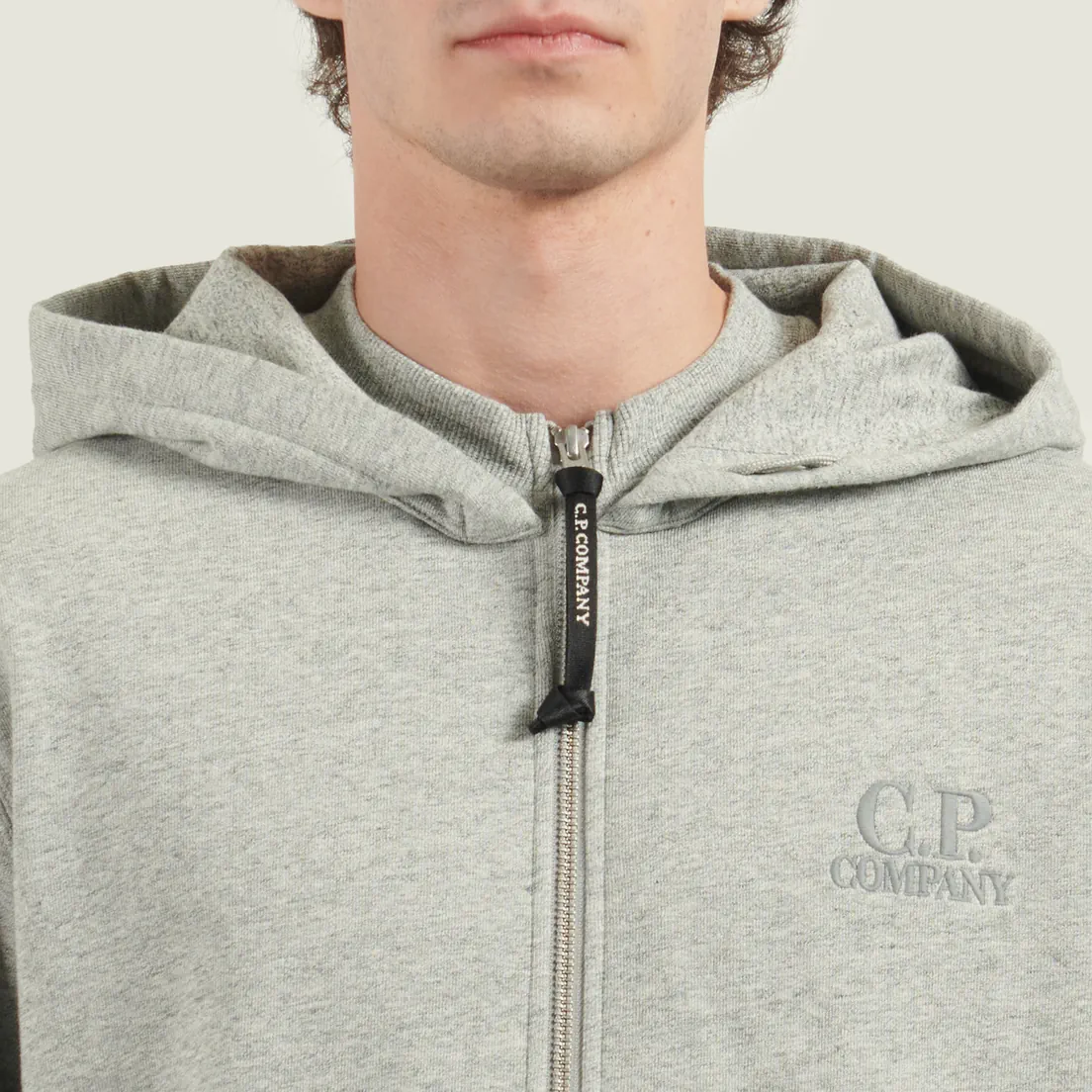 C.P. Company Мужская толстовка Diagonal Raised Fleece Logo Hoodie