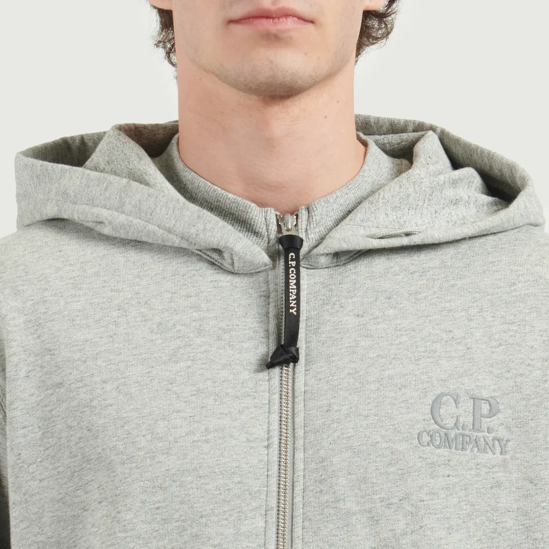 C.P. Company Мужская толстовка Diagonal Raised Fleece Logo Hoodie