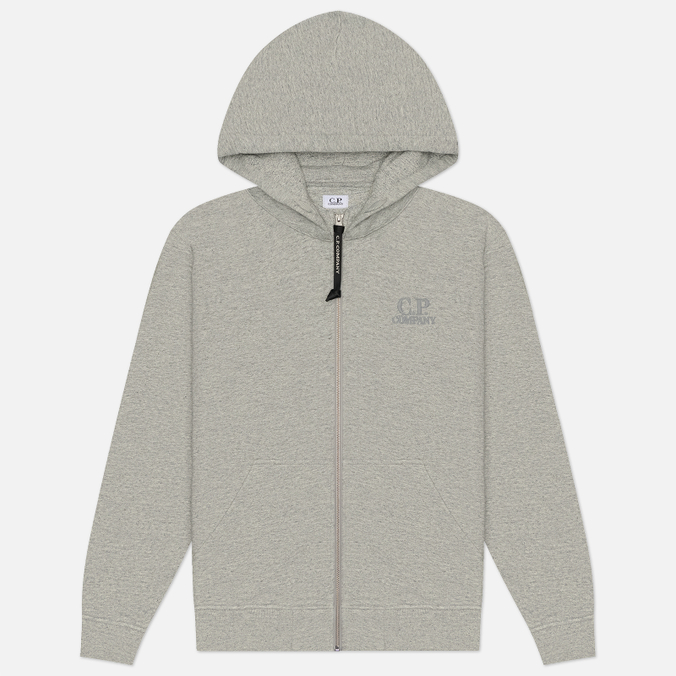 Мужская толстовка C.P. Company Diagonal Raised Fleece Logo Hoodie