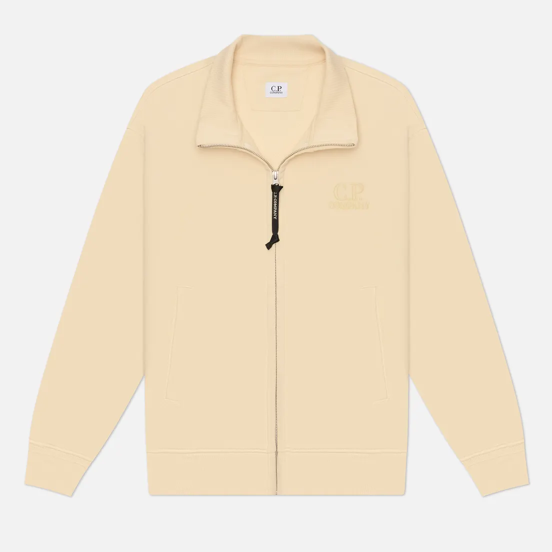 C.P. Company Мужская толстовка Diagonal Raised Fleece Zip Logo