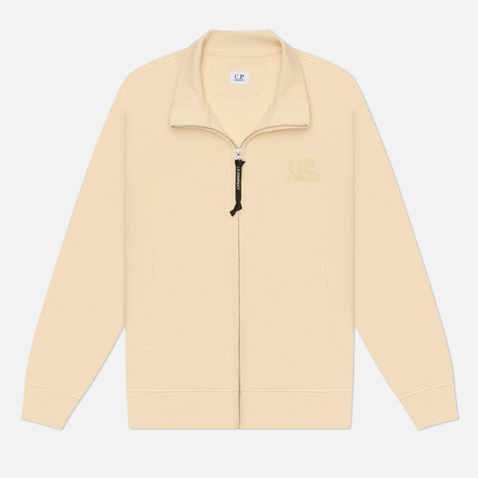 Мужская толстовка C.P. Company Diagonal Raised Fleece Zip Logo