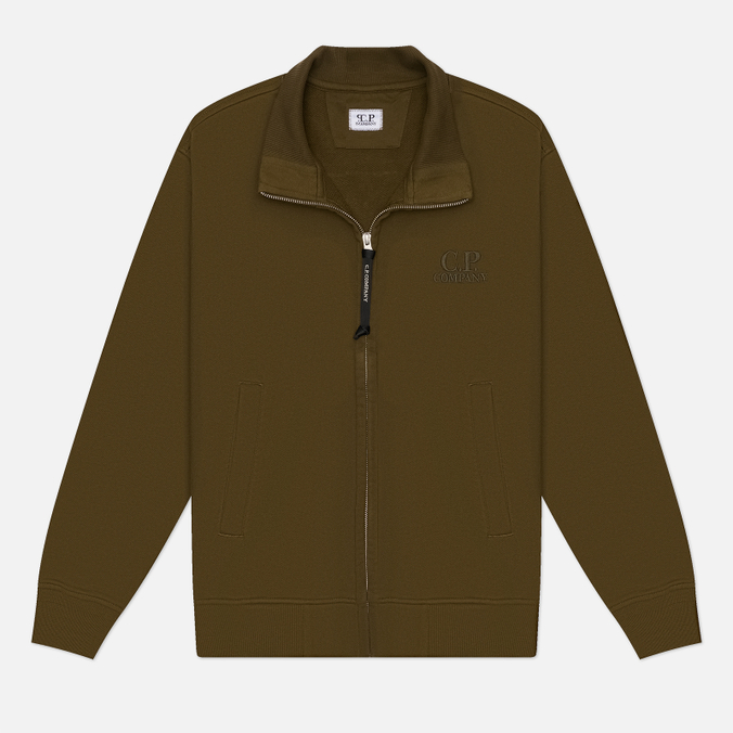 Мужская толстовка C.P. Company Diagonal Raised Fleece Zip Logo