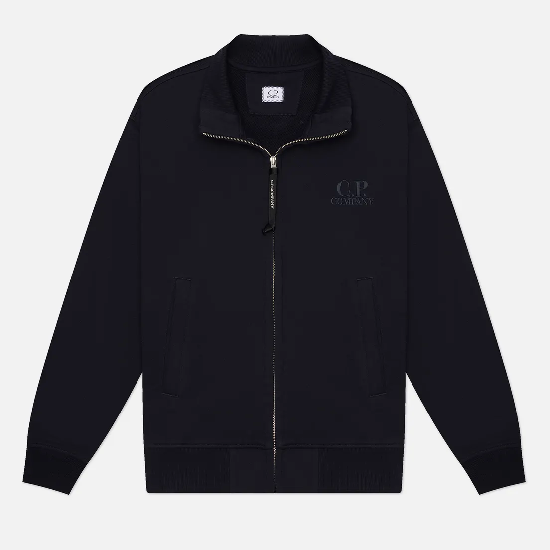 C.P. Company Мужская толстовка Diagonal Raised Fleece Zip Logo