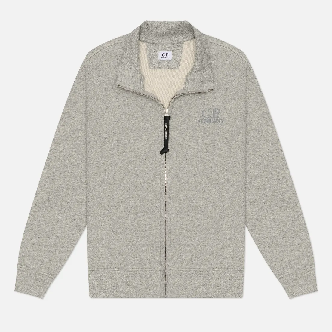 C.P. Company Мужская толстовка Diagonal Raised Fleece Zip Logo