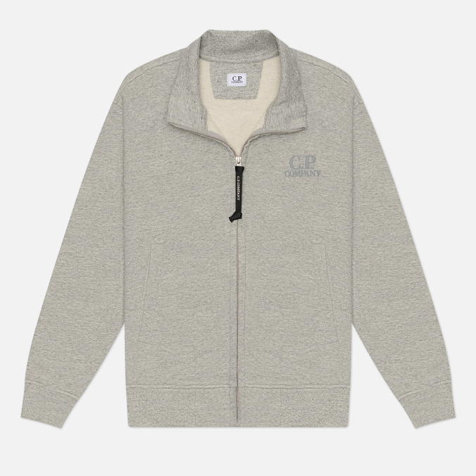 Мужская толстовка C.P. Company Diagonal Raised Fleece Zip Logo