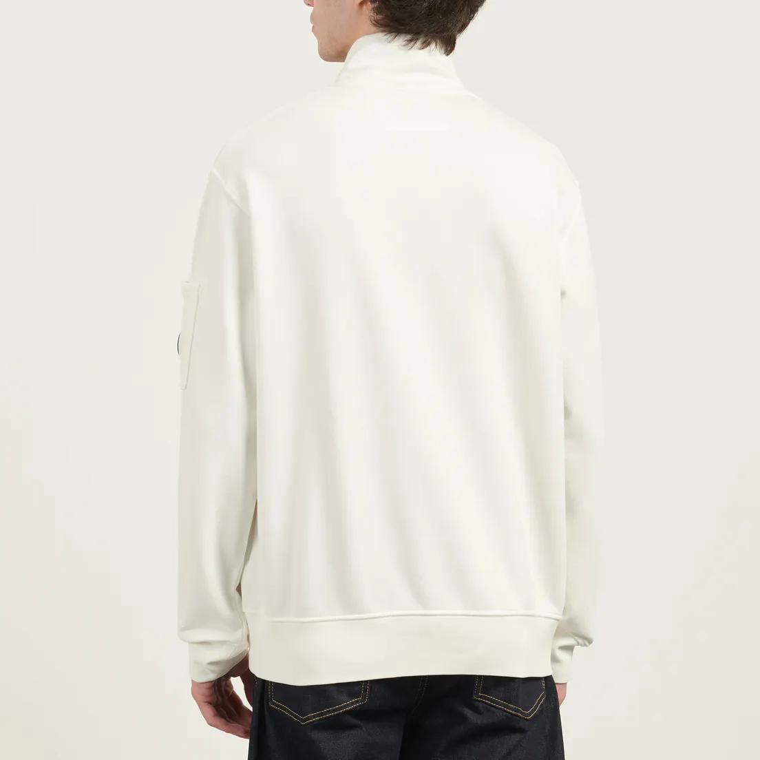 C.P. Company Мужская толстовка Brushed And Emerized Diagonal Fleece Half Zip