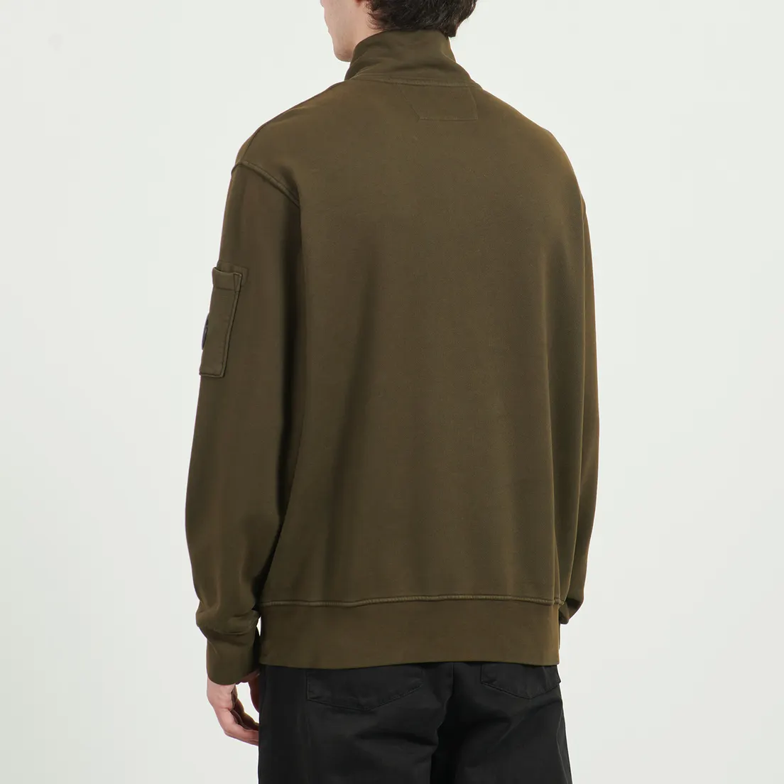 C.P. Company Мужская толстовка Brushed And Emerized Diagonal Fleece Half Zip