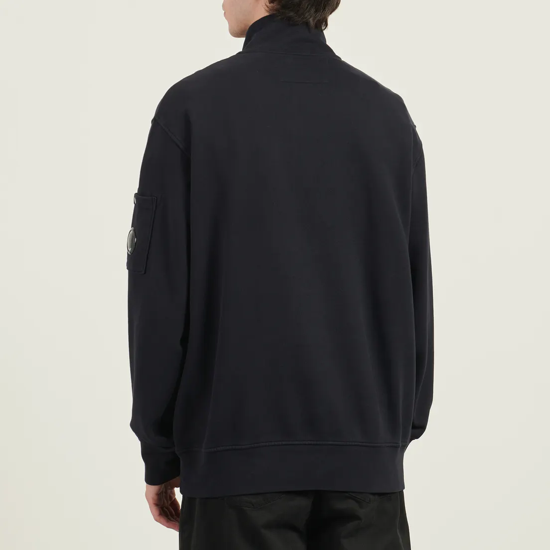 C.P. Company Мужская толстовка Brushed And Emerized Diagonal Fleece Half Zip