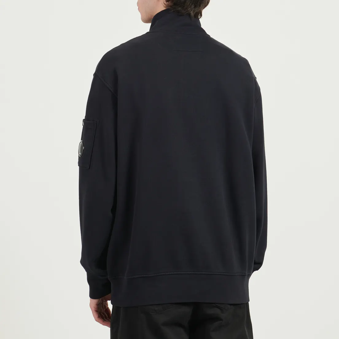 C.P. Company Мужская толстовка Brushed And Emerized Diagonal Fleece Half Zip