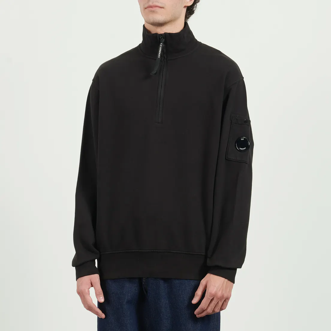 C.P. Company Мужская толстовка Brushed And Emerized Diagonal Fleece Half Zip