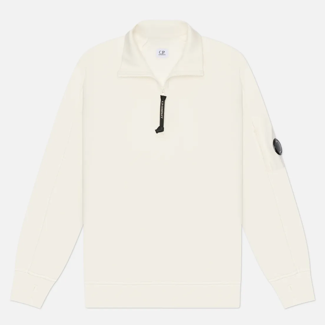C.P. Company Мужская толстовка Diagonal Raised Fleece Half Zip Lens