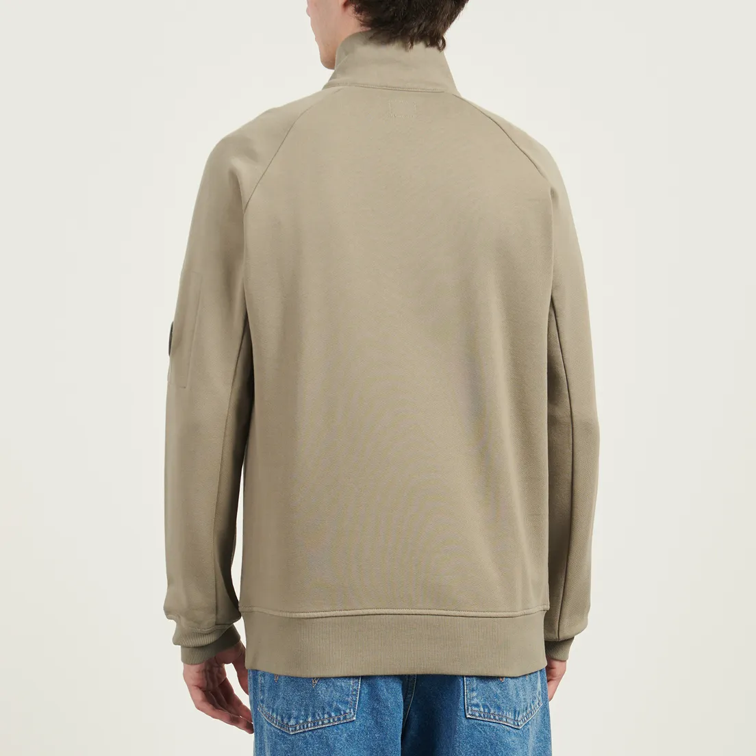 C.P. Company Мужская толстовка Diagonal Raised Fleece Half Zip Lens