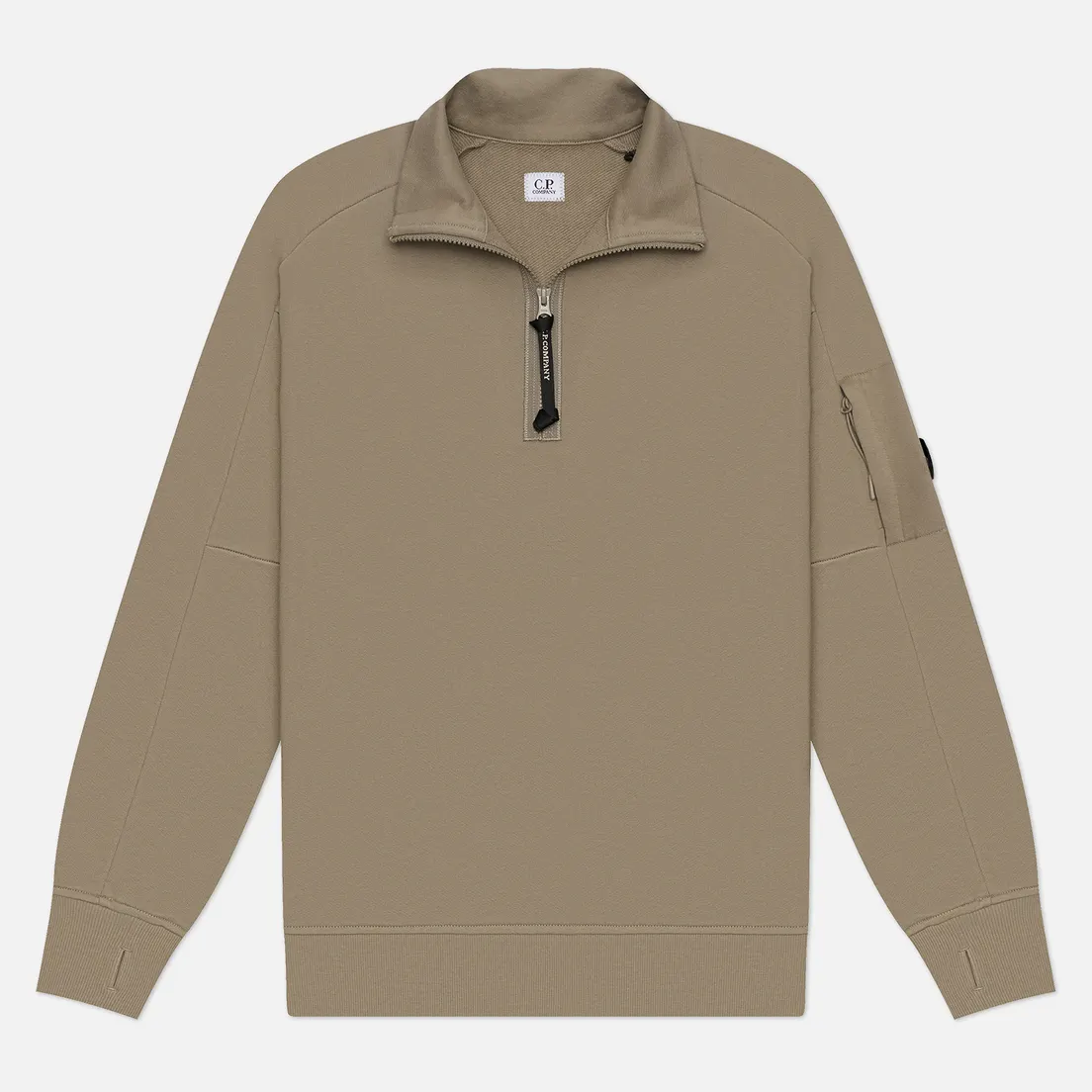 C.P. Company Мужская толстовка Diagonal Raised Fleece Half Zip Lens