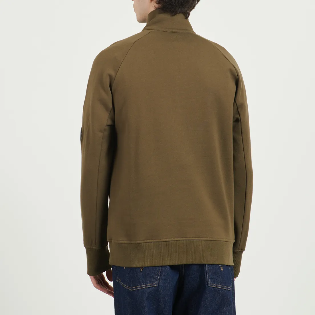 C.P. Company Мужская толстовка Diagonal Raised Fleece Half Zip Lens