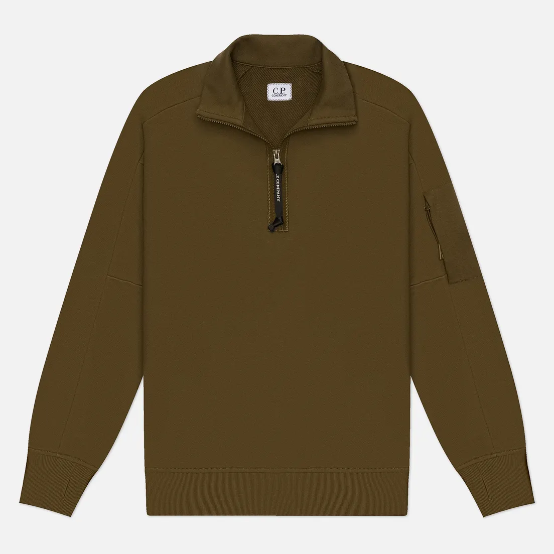 C.P. Company Мужская толстовка Diagonal Raised Fleece Half Zip Lens