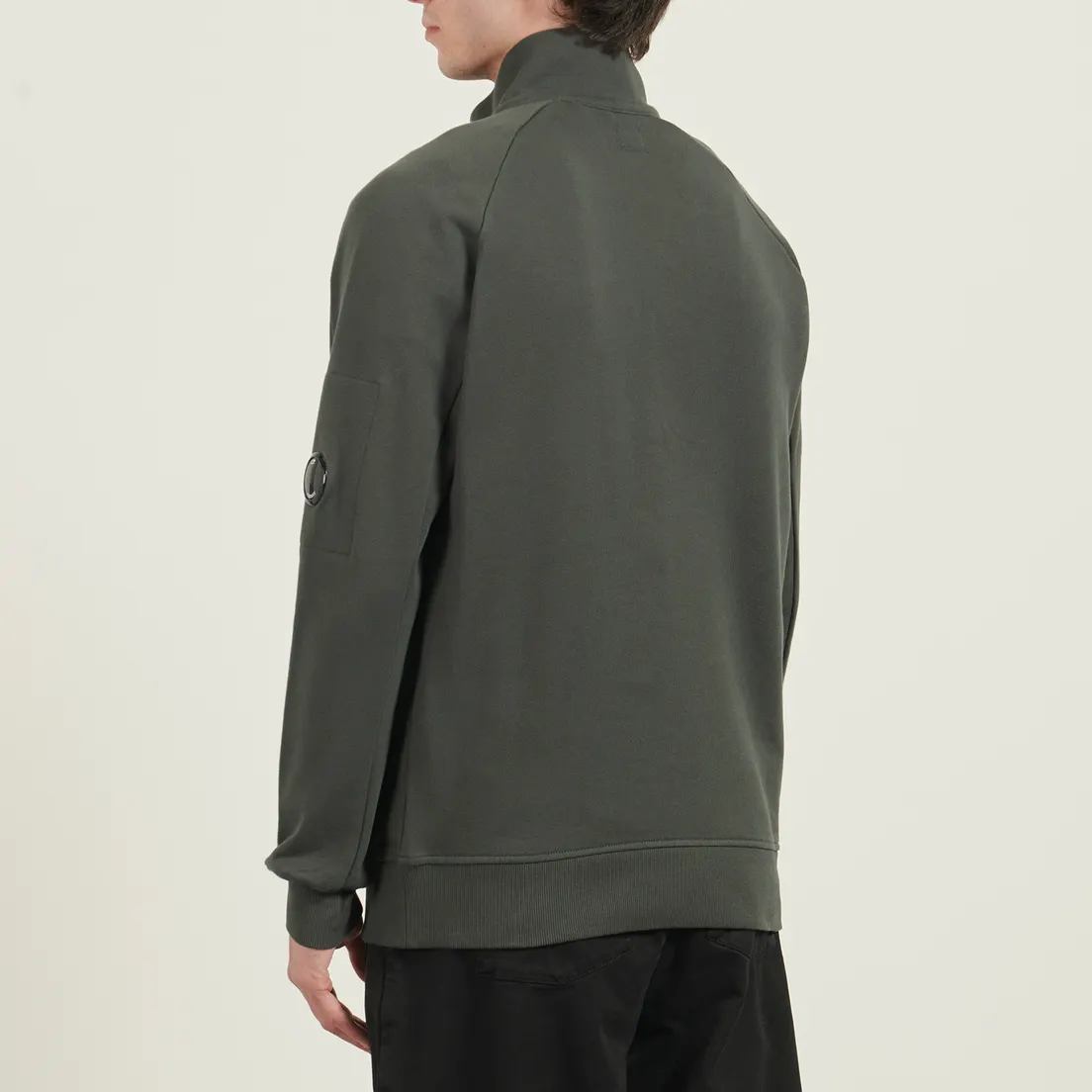 C.P. Company Мужская толстовка Diagonal Raised Fleece Half Zip Lens