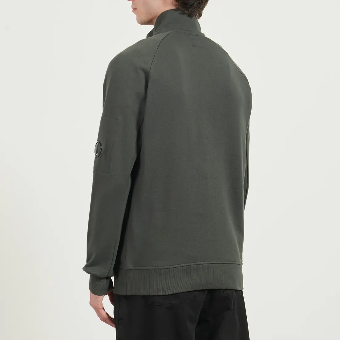 C.P. Company Мужская толстовка Diagonal Raised Fleece Half Zip Lens