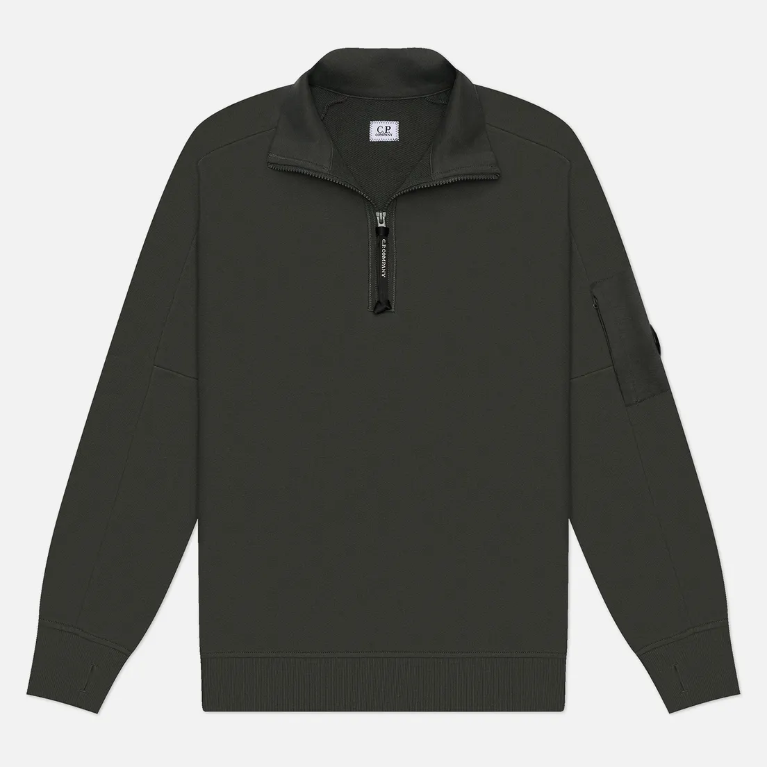 C.P. Company Мужская толстовка Diagonal Raised Fleece Half Zip Lens