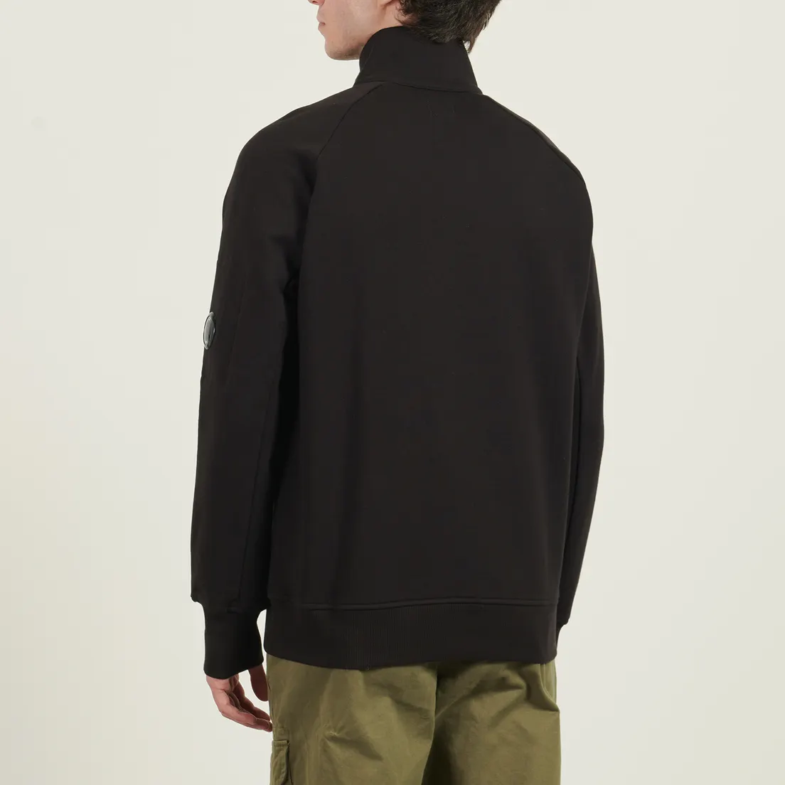 C.P. Company Мужская толстовка Diagonal Raised Fleece Half Zip Lens