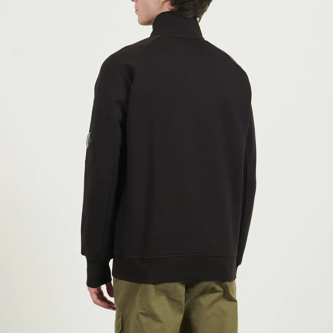C.P. Company Мужская толстовка Diagonal Raised Fleece Half Zip Lens