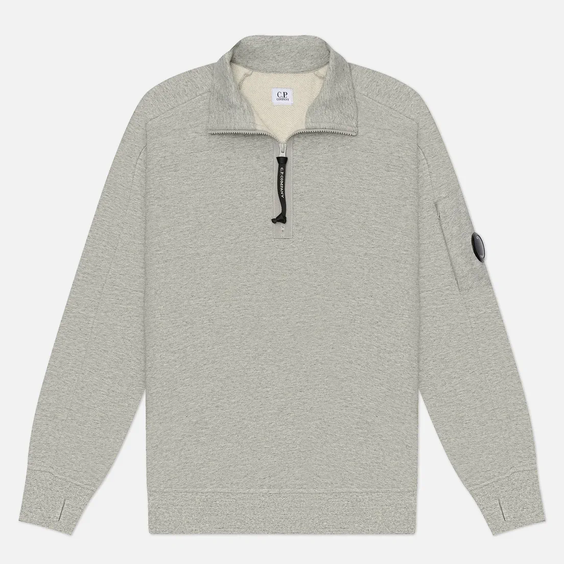 C.P. Company Мужская толстовка Diagonal Raised Fleece Half Zip Lens