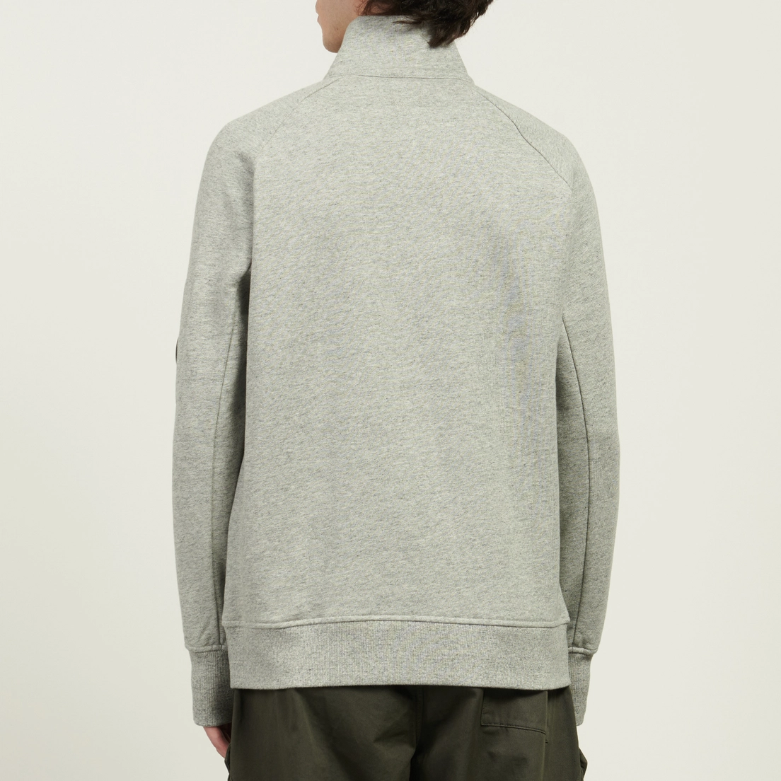 C.P. Company Мужская толстовка Diagonal Raised Fleece Half Zip Lens