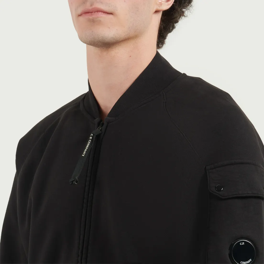 C.P. Company Мужская толстовка Brushed And Emerized Diagonal Fleece Bomber