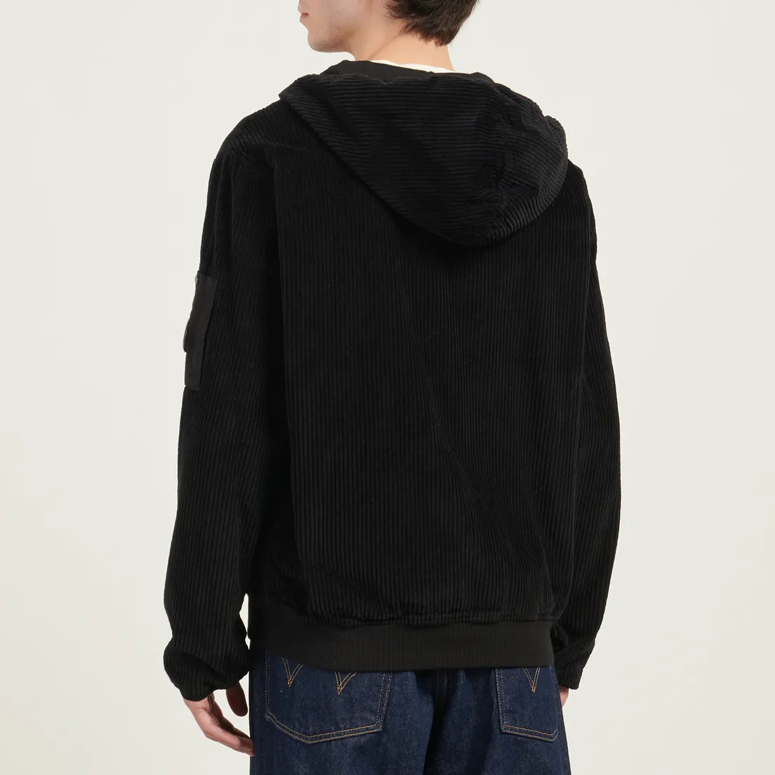 C.P. Company Мужская толстовка Corduroy 350 Lens Zip Hoodie