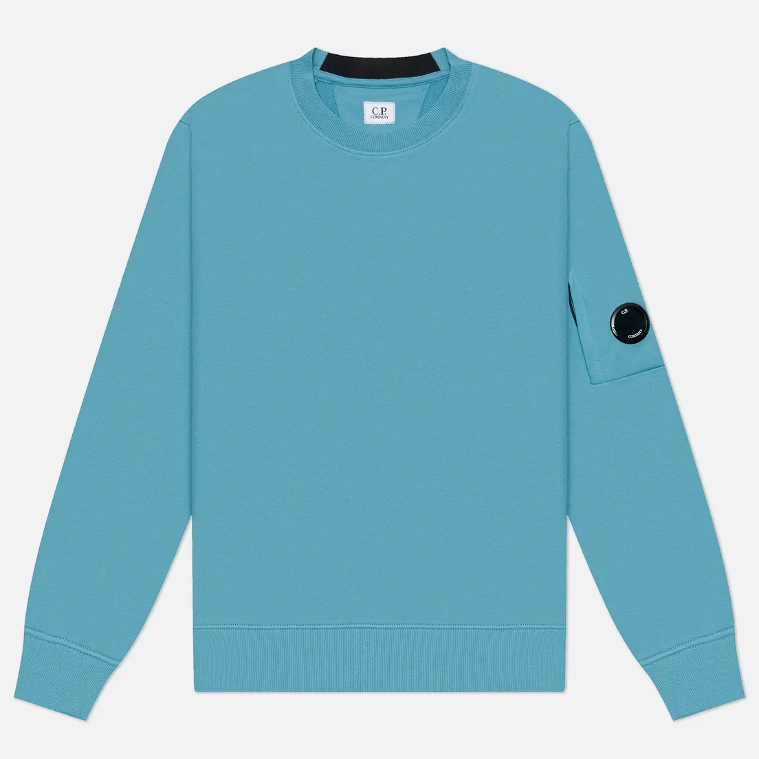 C.P. Company Мужская толстовка Diagonal Raised Fleece Crew Neck Lens Regular