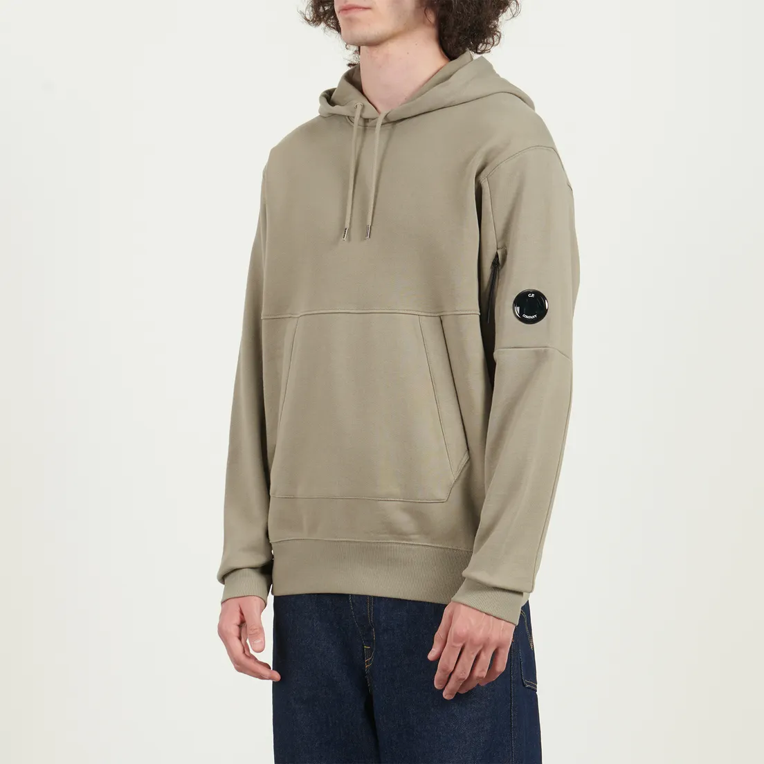 C.P. Company Мужская толстовка Diagonal Raised Fleece Lens Regular Fit Hoodie