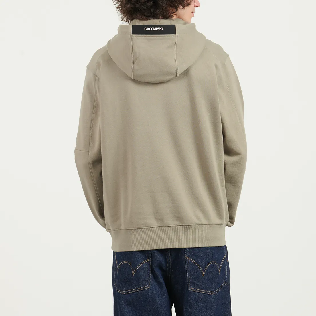 C.P. Company Мужская толстовка Diagonal Raised Fleece Lens Regular Fit Hoodie