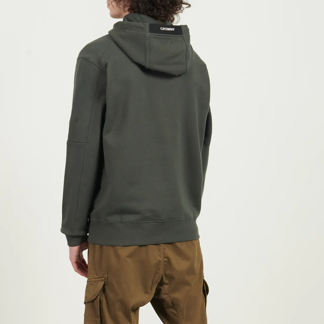 C.P. Company Мужская толстовка Diagonal Raised Fleece Lens Regular Fit Hoodie