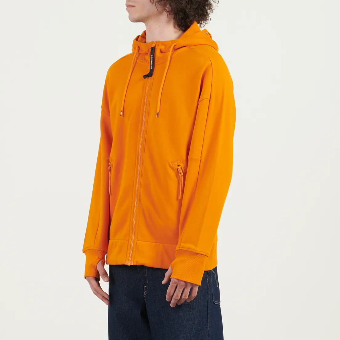 C.P. Company Мужская толстовка Adjustable Hoodie Kangaroo Pocket Lens