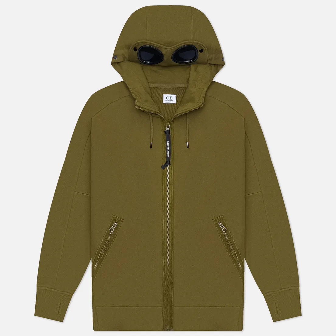 C.P. Company Мужская толстовка Adjustable Hoodie Kangaroo Pocket Lens