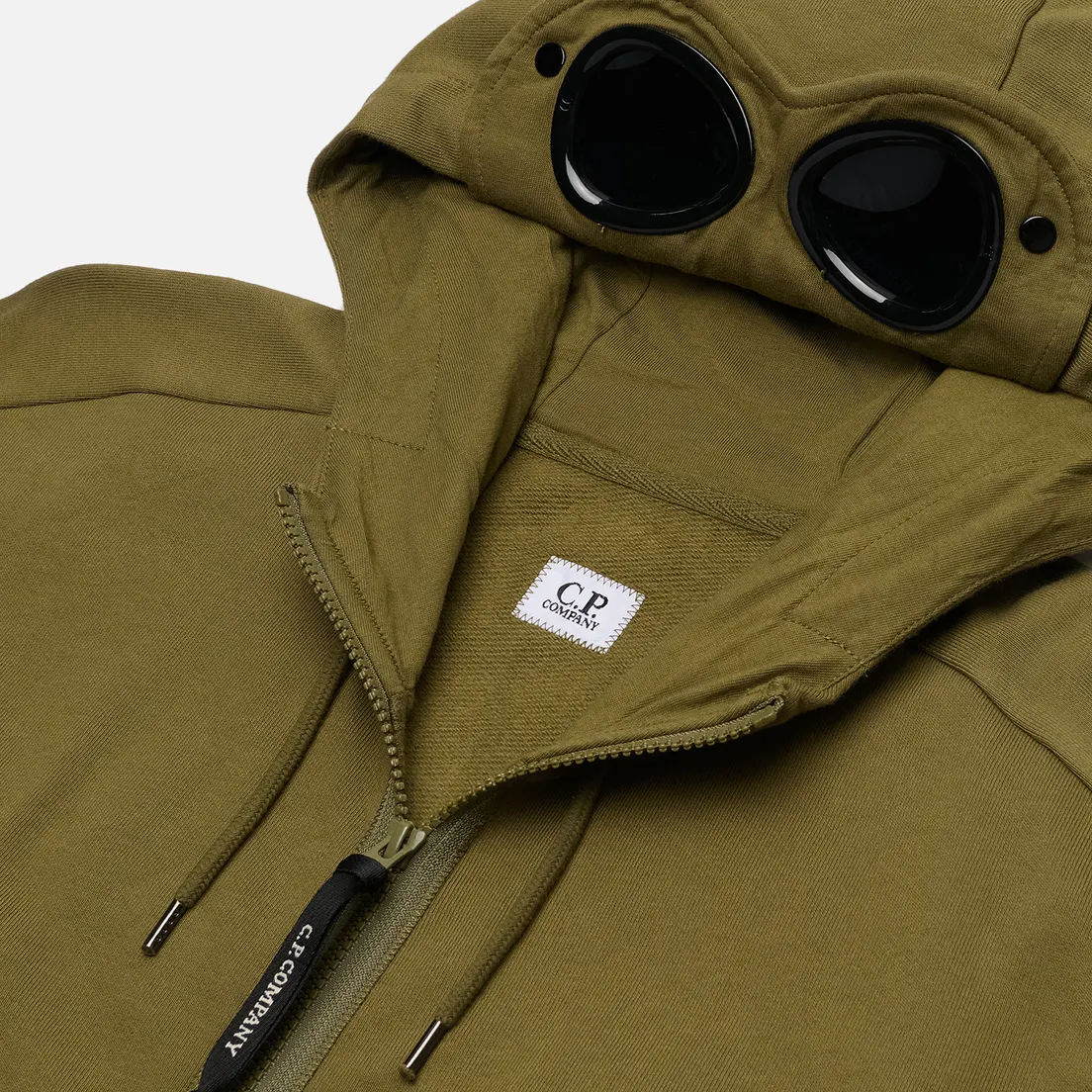 C.P. Company Мужская толстовка Adjustable Hoodie Kangaroo Pocket Lens