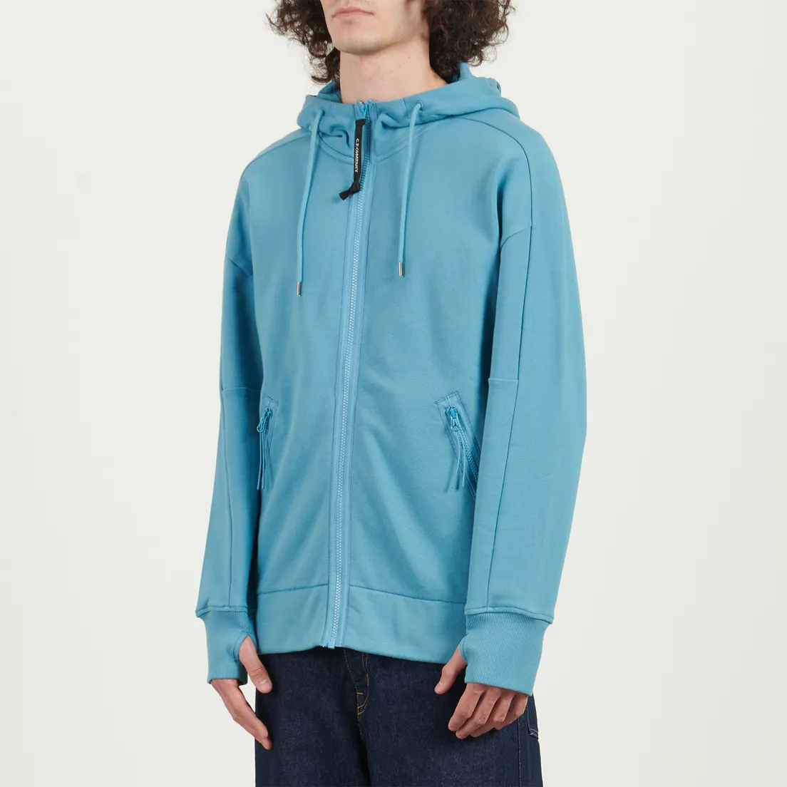 C.P. Company Мужская толстовка Adjustable Hoodie Kangaroo Pocket Lens