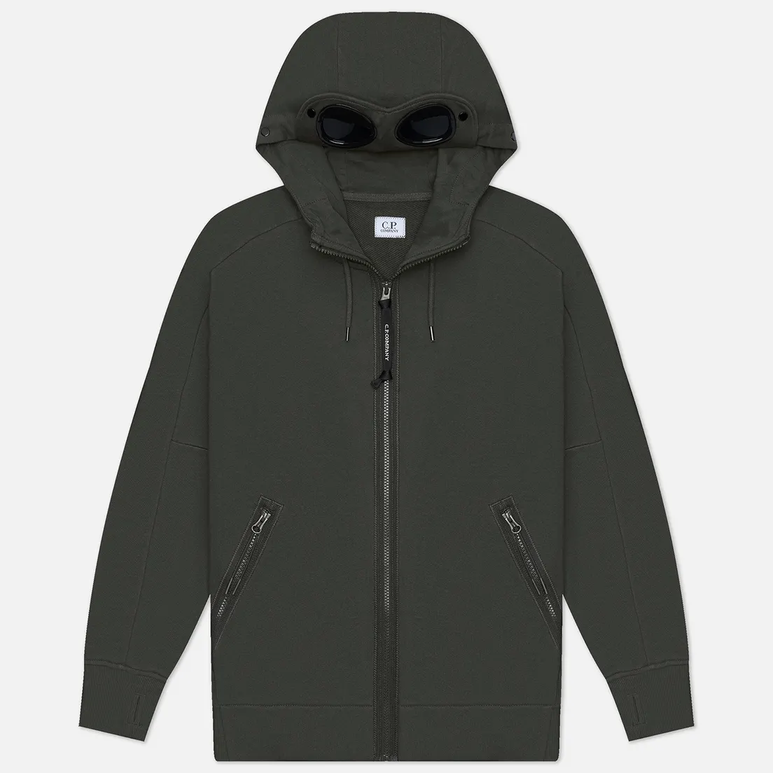 C.P. Company Мужская толстовка Adjustable Hoodie Kangaroo Pocket Lens