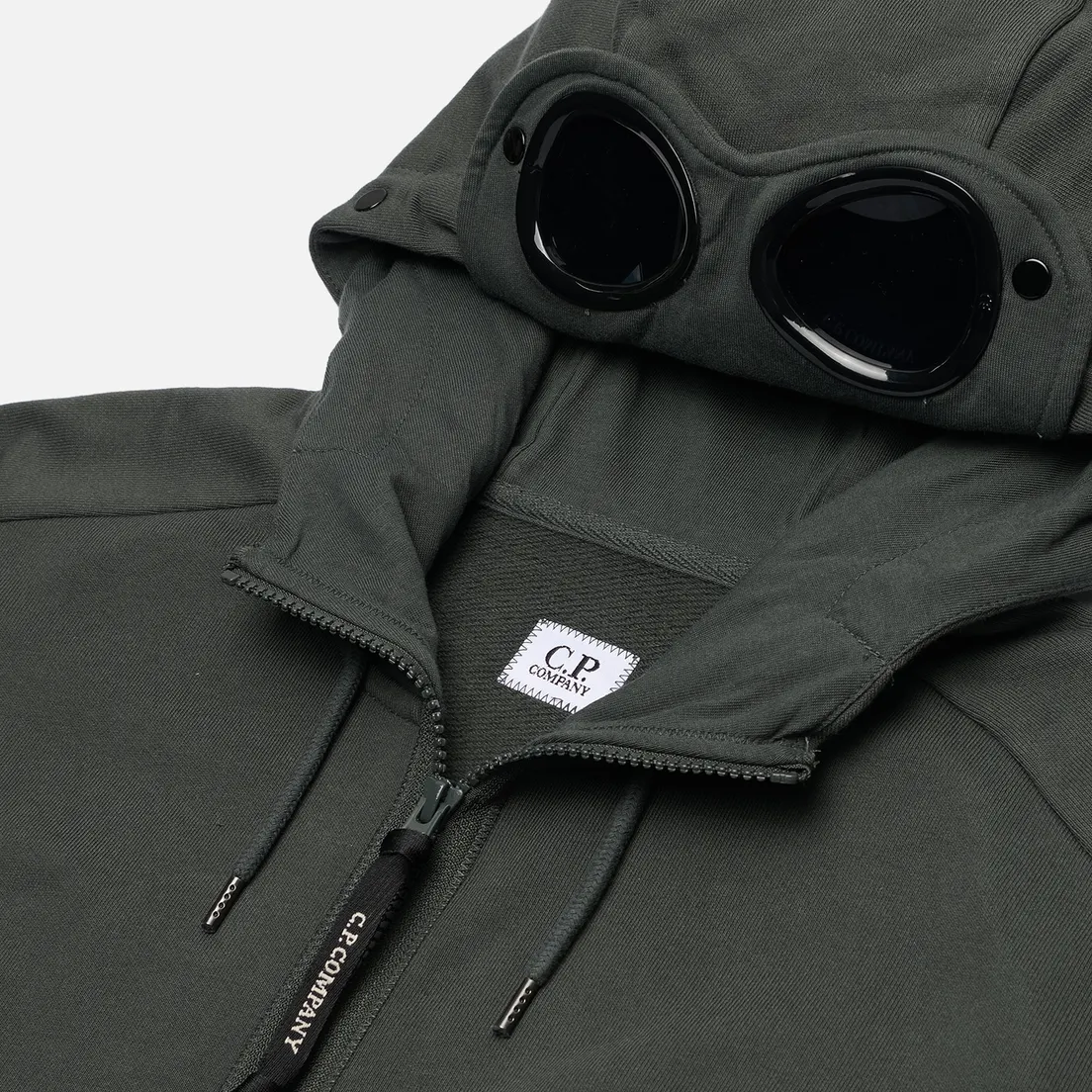 C.P. Company Мужская толстовка Adjustable Hoodie Kangaroo Pocket Lens