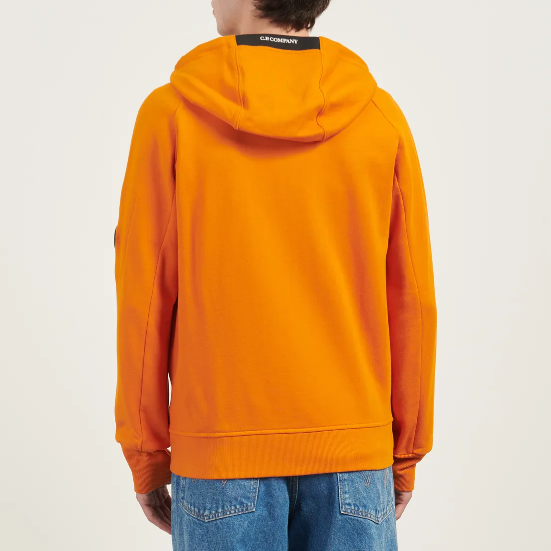 C.P. Company Мужская толстовка Diagonal Raised Fleece Lens Full Zip Hoodie